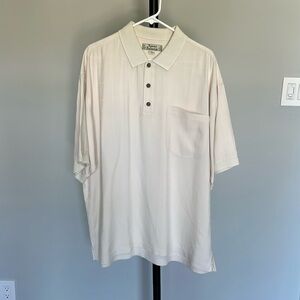 Tommy Bahama Cream Silk Shirt